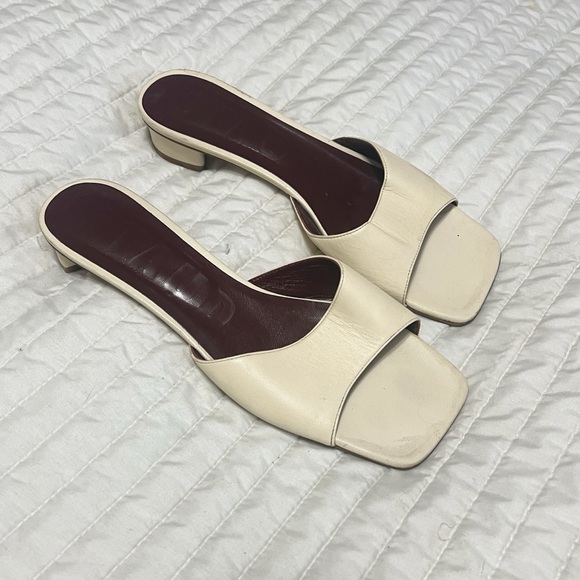STAUD Simone Mules 40 9US Ivory - Picture 6 of 10